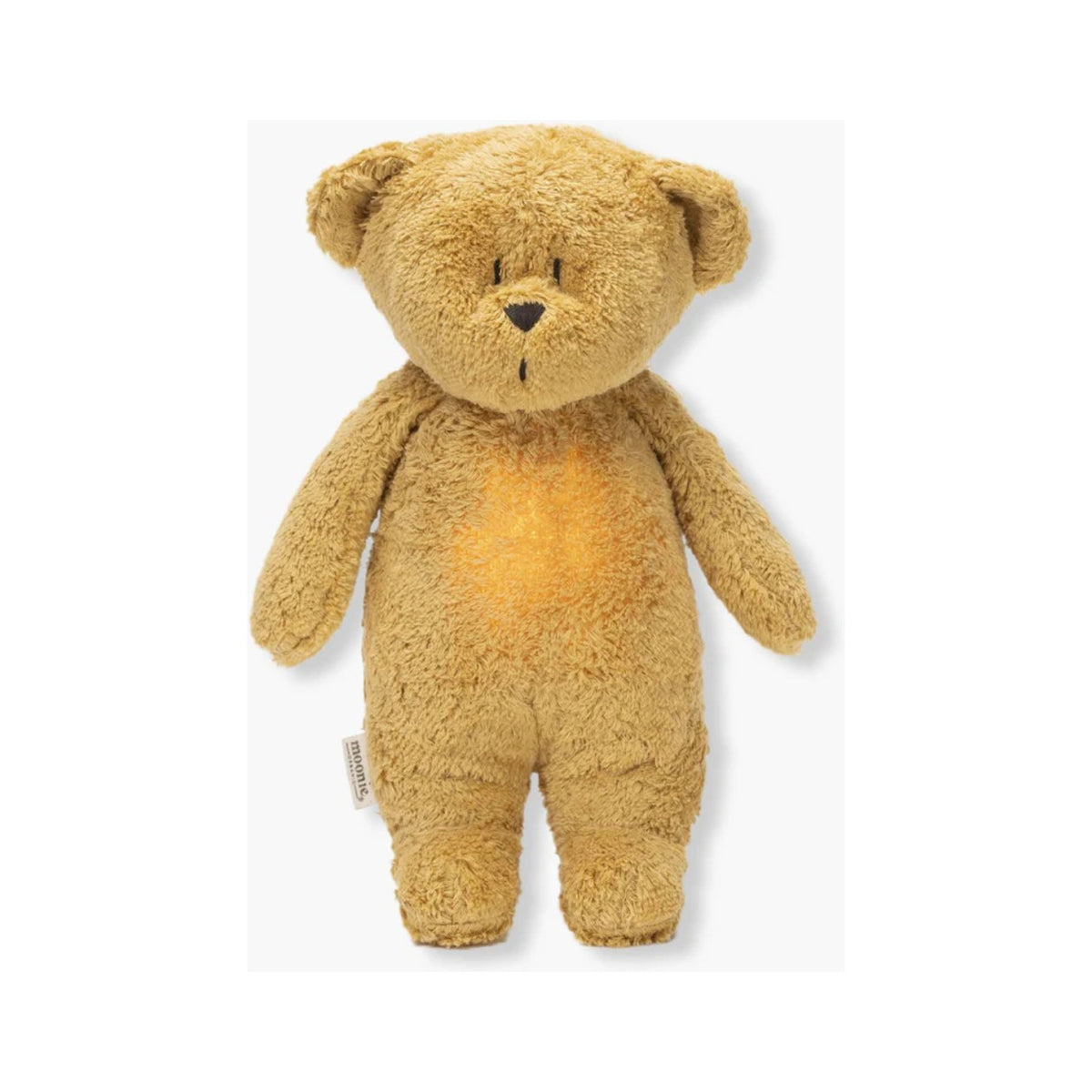 Moonie Urso C/Luz E Som Em Algodão Orgânico - Honey