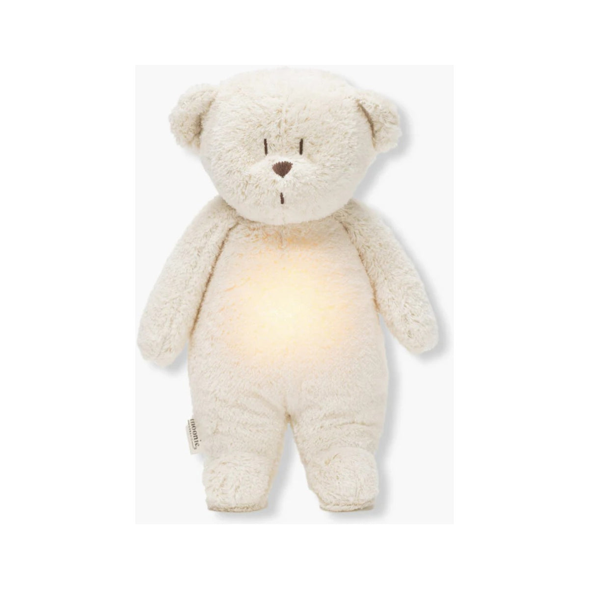 Moonie Urso C/Luz E Som Em Algodão Orgânico - Polar
