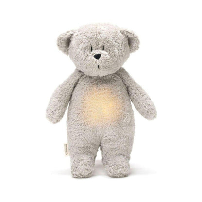 Moonie Urso C/Luz E Som Em Algodão Orgânico - Grey