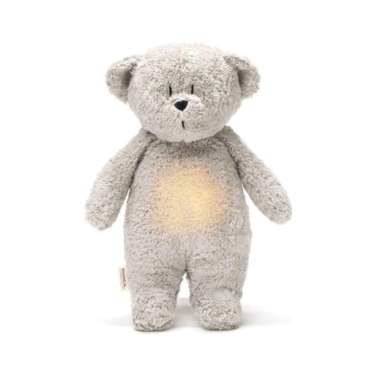 Moonie Urso C/Luz E Som Em Algodão Orgânico - Grey