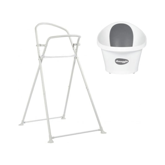 Banheira Shnuggle + Suporte - Branco