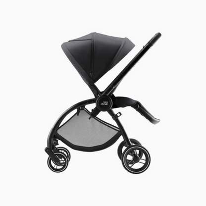 Carrinho Rio Style+Baby-Safe Pro+Alcofa Britax-Romer - Carbon Black