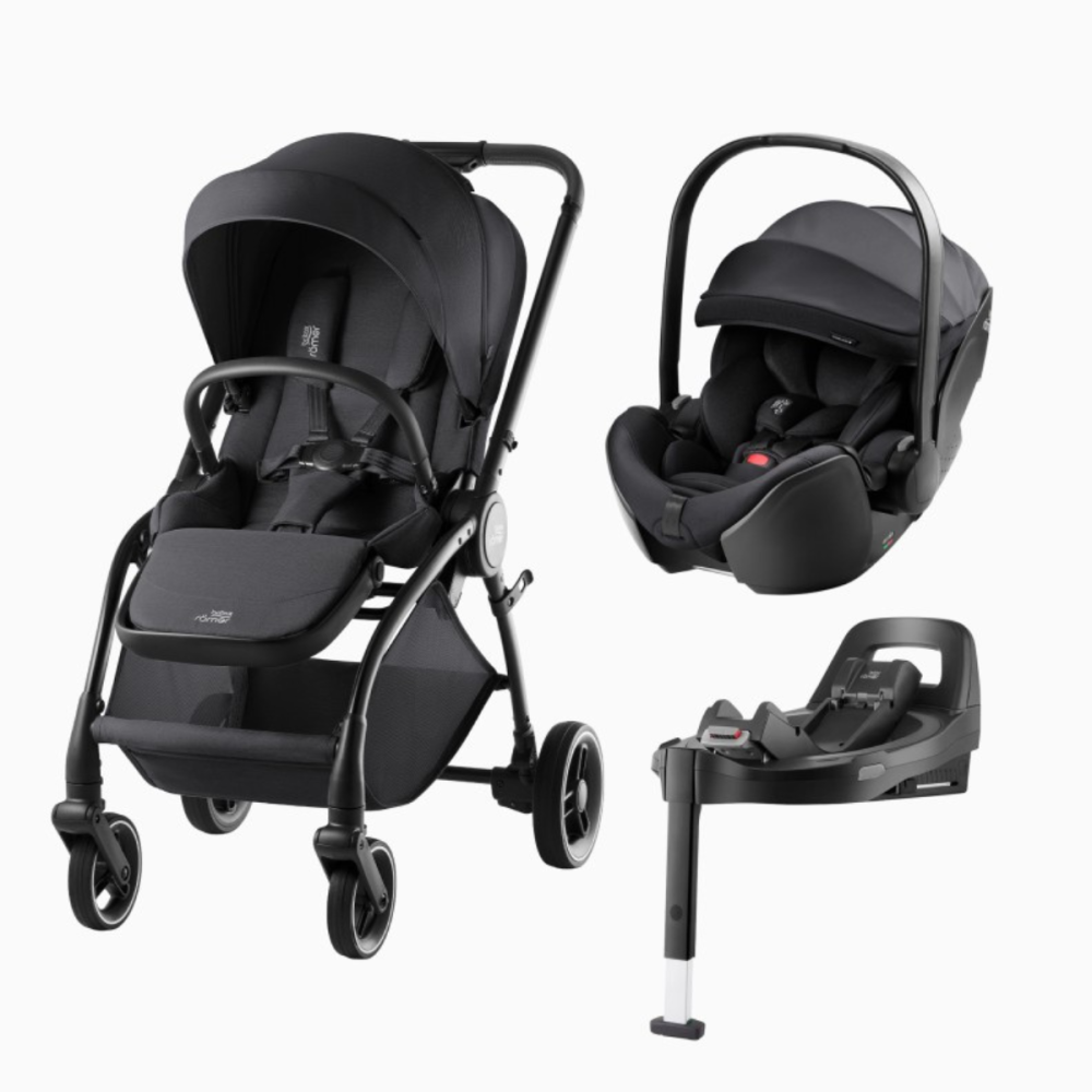Carrinho Rio Style+Baby-Safe Pro Style+Base Vario 5Z Britax-Romer - Carbon Black