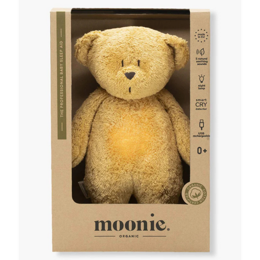 Moonie Urso C/Luz E Som Em Algodão Orgânico - Honey