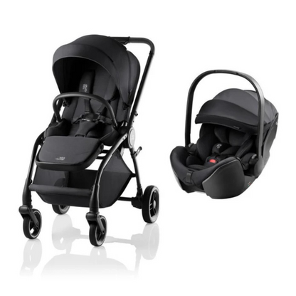 Carrinho Rio Lux + Baby-Safe Pro 5Z + Vario Base 5Z - Carbon Black
