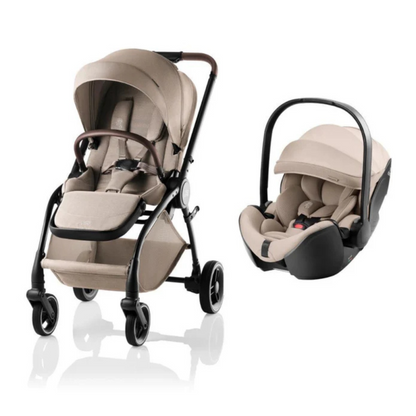 Carrinho Rio Lux + Baby-Safe Pro 5Z + Vario Base 5Z - Teak