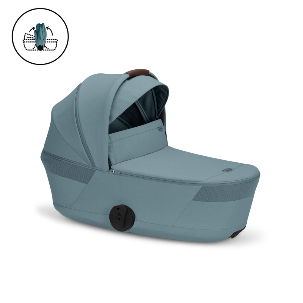 Balios S Lux  - Fold Cot Stormy Blue