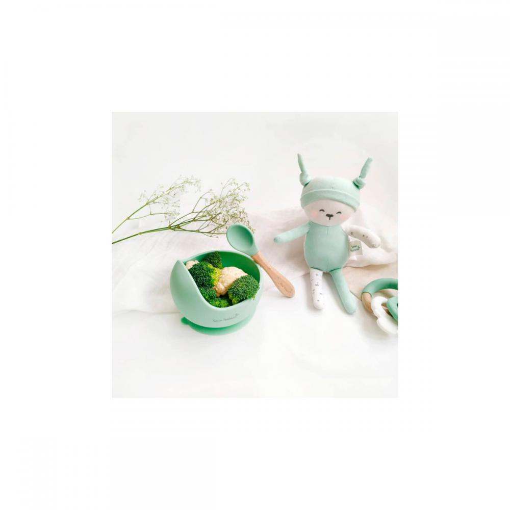 Set De Alimentação "Wave" -  Menta