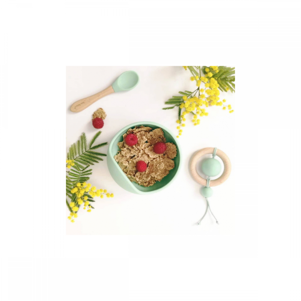Set De Alimentação "Wave" -  Menta