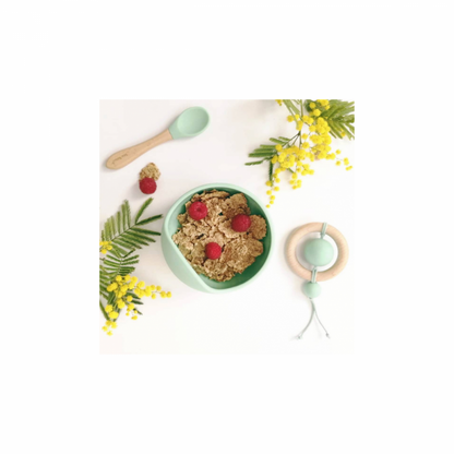 Set De Alimentação "Wave" -  Menta