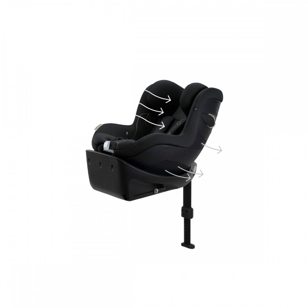 Sirona Gi I-Size Comfort - Moon Black