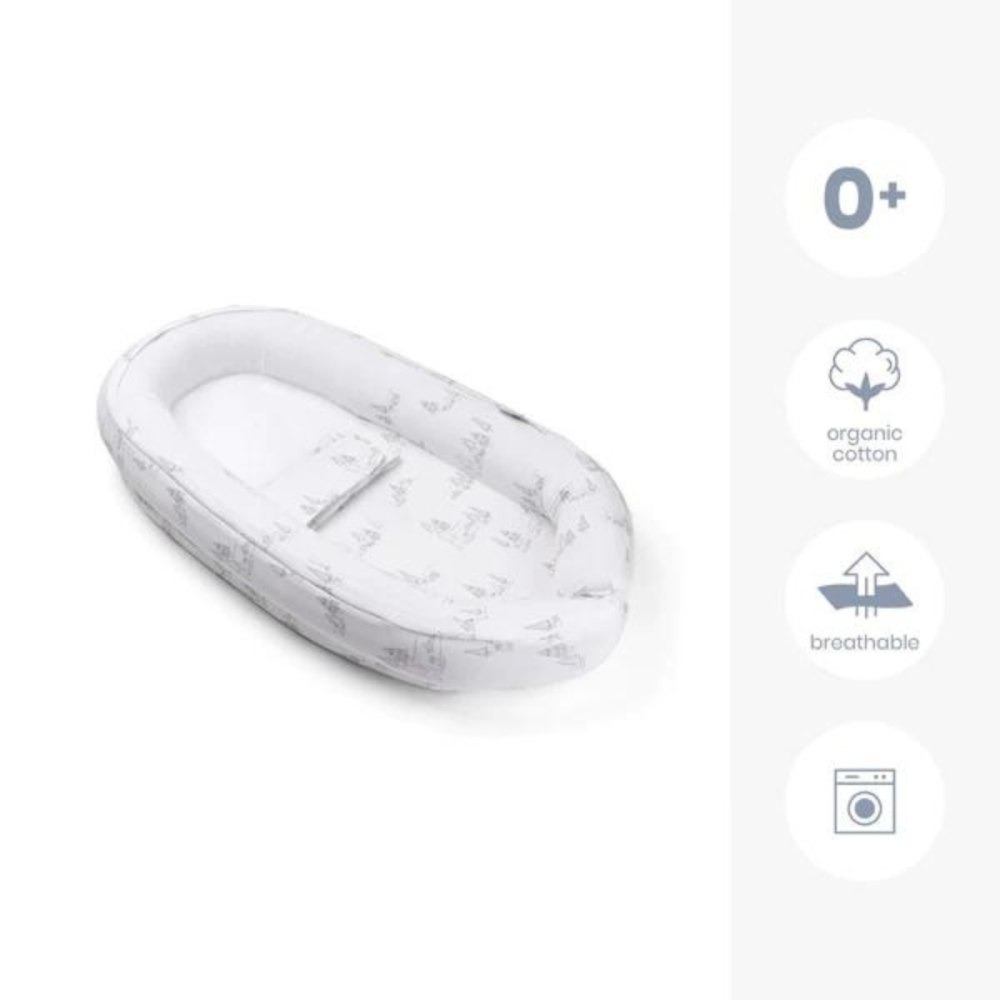 Doomoo Cocoon Bear Family Grey