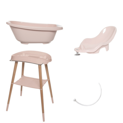 Conjunto Banheira Sense Led - Rosa