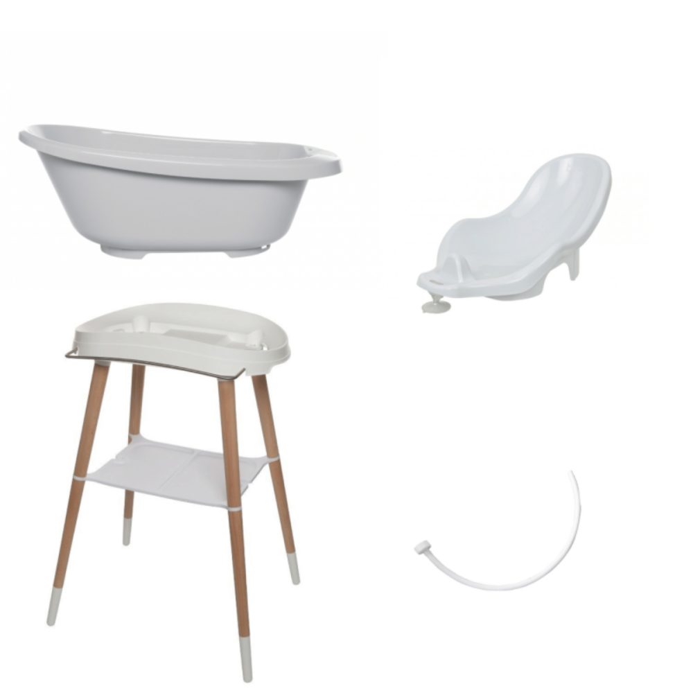 Conjunto Banheira Sense Led - Cinza