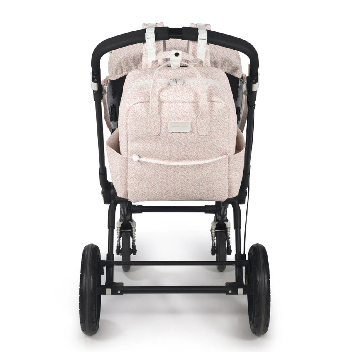 Mochila de Maternidade Maison Tender - Flores Rosa