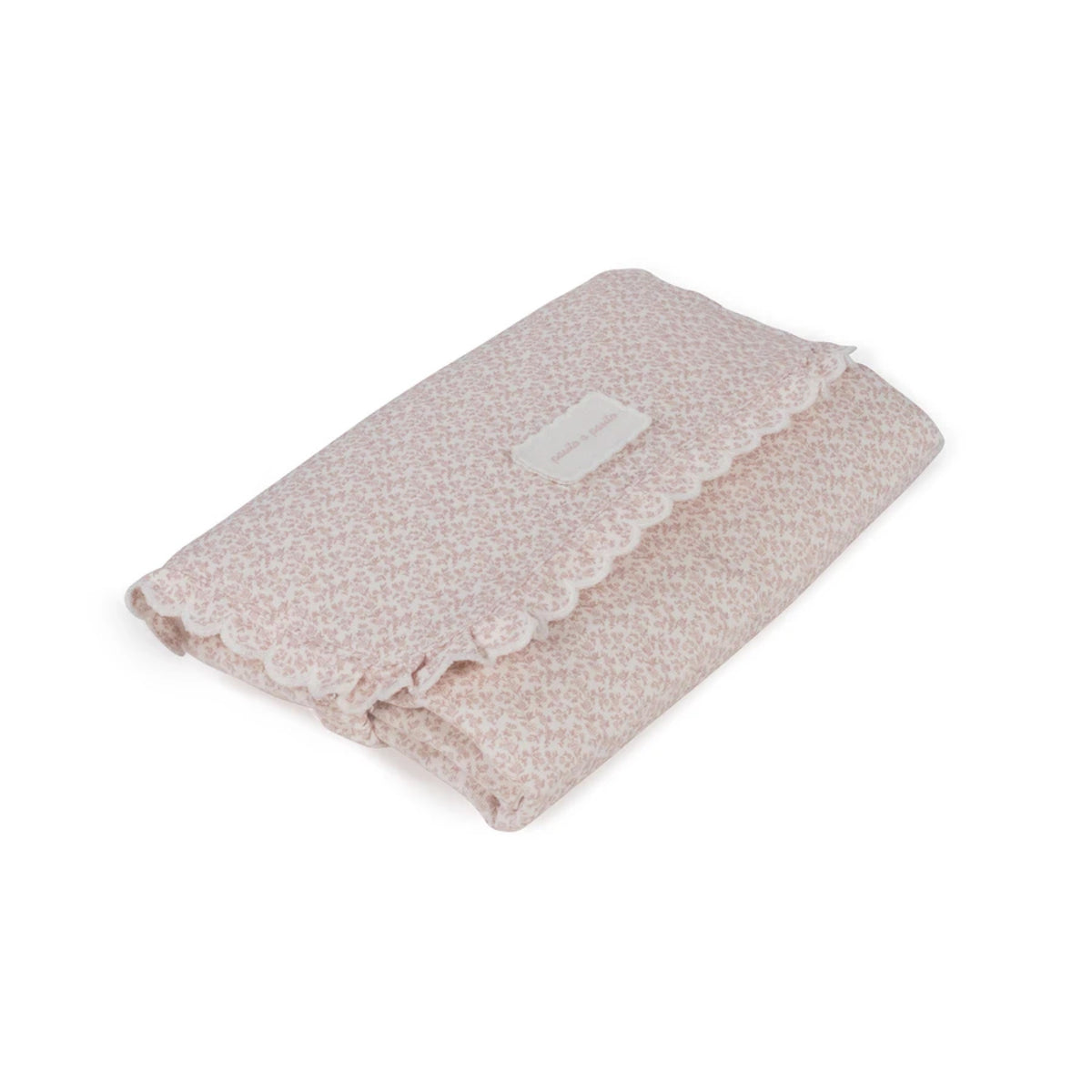 Muda-Fraldas Portátil Maison Tender - Flores Rosa