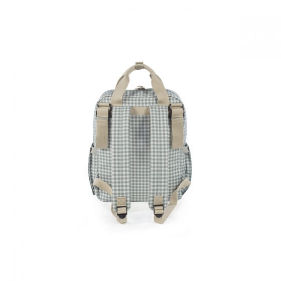 MOCHILA DE MATERNIDADE I LOVE VICHY GREEN