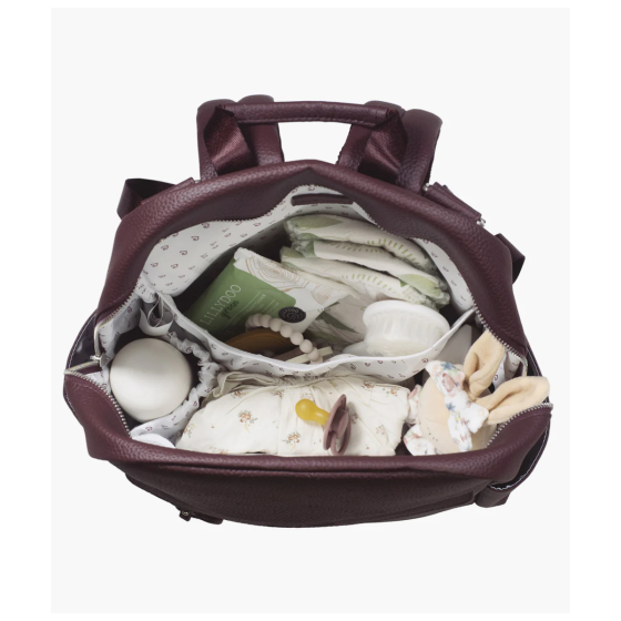 MOCHILA LONDON PASITO A PASITO - CHERRY