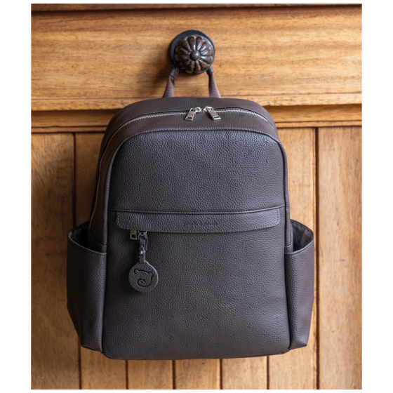 MOCHILA LONDON PASITO A PASITO - BROWN