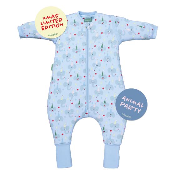 SACO DE DORMIR C/PERNAS ANIMAL PARTY - TOG2.5 - 3 ANOS