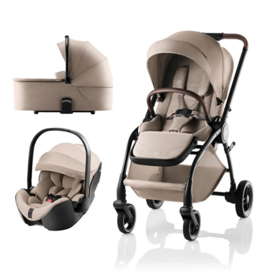 CARRINHO RIO STYLE+BABY-SAFE PRO+ALCOFA BRITAX-ROMER - TEAK