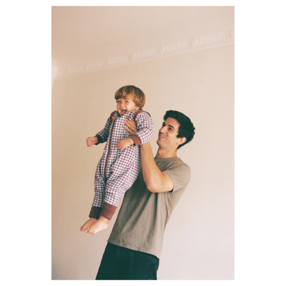 SACO DE DORMIR C/PERNAS VICHY BROWN&BLUE - TOG2.5 - 2 ANOS