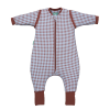 SACO DE DORMIR C/PERNAS VICHY BROWN&BLUE - TOG2.5 - 3 ANOS
