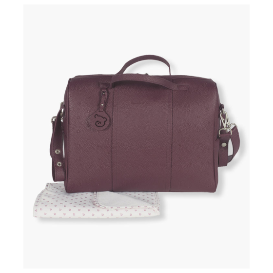 MALA MATERNIDADE NEW LONDON PASITO A PASITO - CHERRY