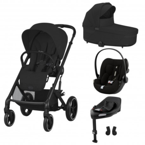 CYBEX BALIOS S LUX, COT S LUX, CLOUD G PLUS, BASE G, ADAPTADORES - MOON BLACK