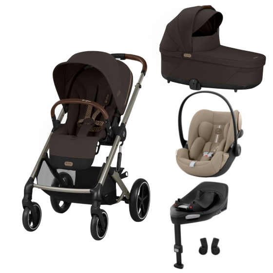 CYBEX BALIOS S LUX, COT S LUX, CLOUD G PLUS, BASE G, ADAPTADORES - CHOCOLATE BROWN