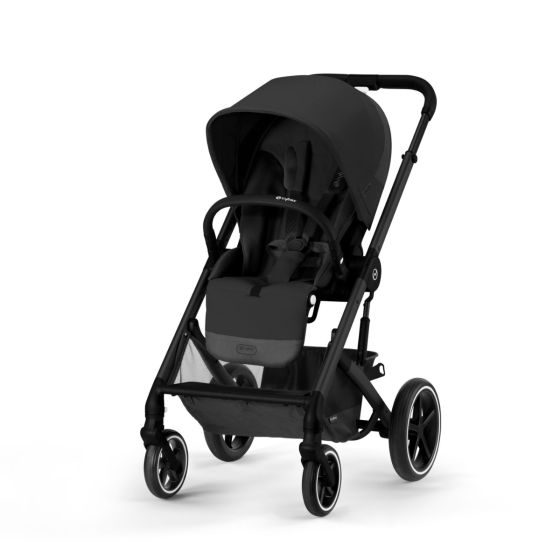 CYBEX BALIOS S LUX, COT S LUX, CLOUD G PLUS, ADAPTADORES - MOON BLACK