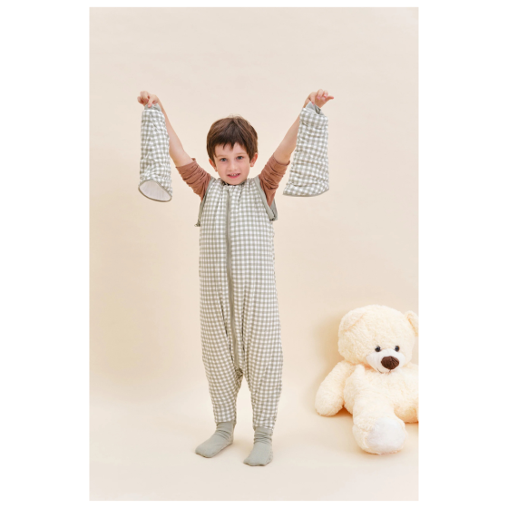 SACO DE DORMIR C/PERNAS MINT TEA - TOG2.5 - 3 ANOS