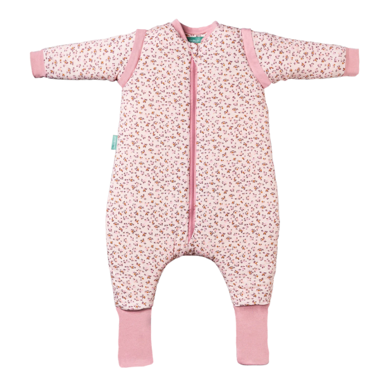 SACO DE DORMIR C/PERNAS MISTY ROSE - TOG2.5 - 3 ANOS