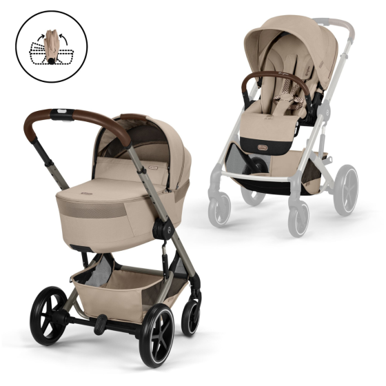 BALIOS S LUX  - FOLD COT COZY BEIGE