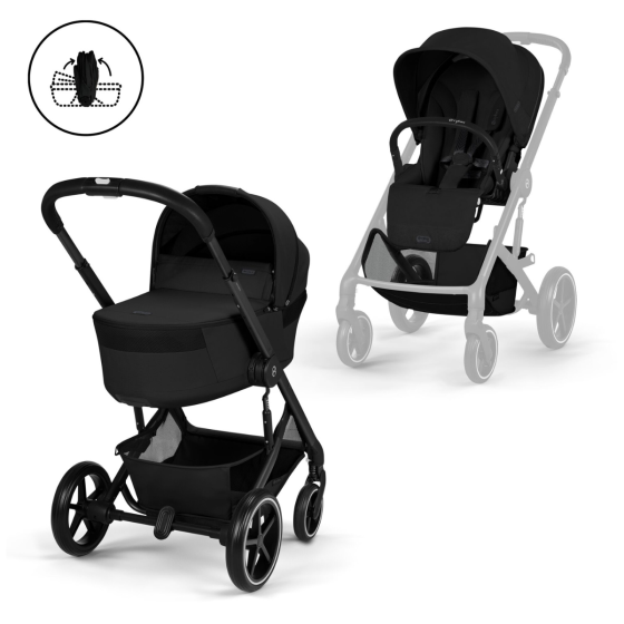 BALIOS S LUX  - FOLD COT MOON BLACK