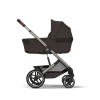 BALIOS S LUX  - FOLD COT CHOCOLATE BROWN
