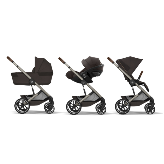 BALIOS S LUX  - FOLD COT CHOCOLATE BROWN
