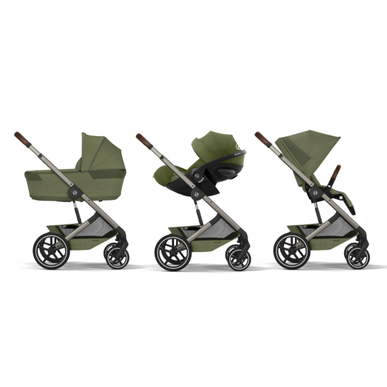 BALIOS S LUX  - FOLD COT MOSS GREEN
