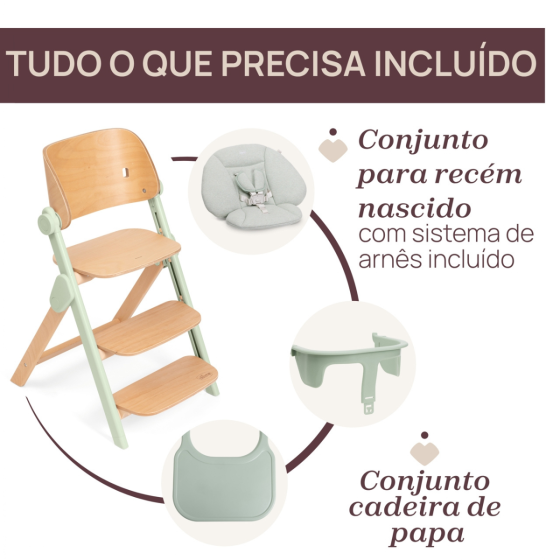 CADEIRA DE PARA MERAVIGLIA CHICCO - OLIVE