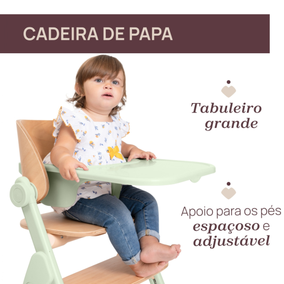 CADEIRA DE PARA MERAVIGLIA CHICCO - OLIVE