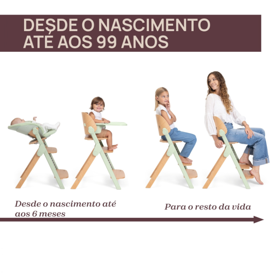 CADEIRA DE PARA MERAVIGLIA CHICCO - OLIVE