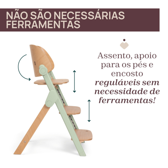 CADEIRA DE PARA MERAVIGLIA CHICCO - OLIVE