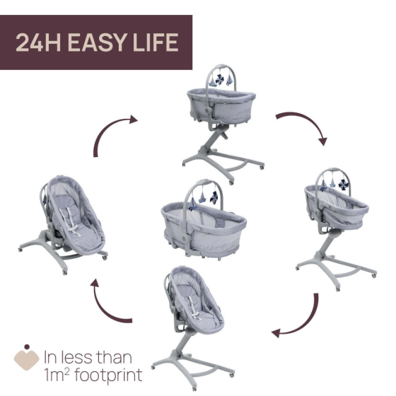 BABY HUG PRO 5IN1 EARL GREY CHICCO