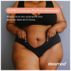 CUECA PÓS-PARTO E MENSTRUAL PRETO DOOMOO - 1 - XS, S, M