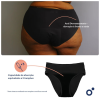 CUECA PÓS-PARTO E MENSTRUAL PRETO DOOMOO - 2 - L, XL, 2XL