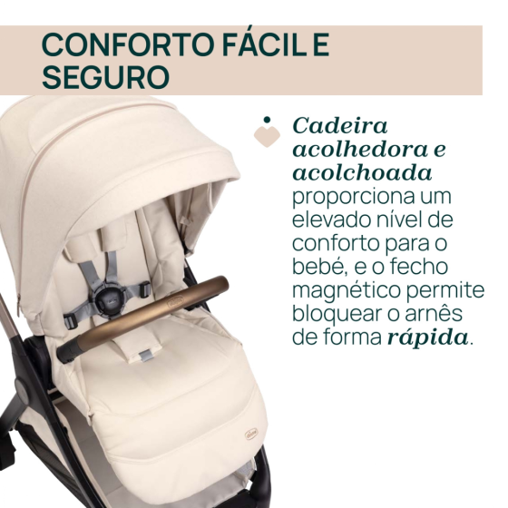 TRIO BELLAGIO C/FLEXI +FIRST SEAT RECLINE - AMBER GLOW