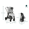 TRIO BELLAGIO C/FLEXI +FIRST SEAT RECLINE - LUNAR ROCK