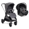 DUO BELLAGIO C/FIRST SEAT RECLINE - BLACK SATIN
