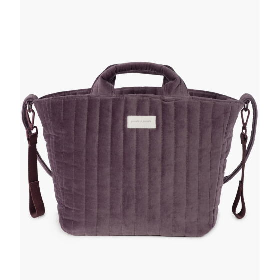 PASITO A PASITO BOLSA DE PASSEIO CHERRY VELVET