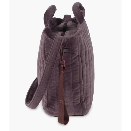 PASITO A PASITO BOLSA DE PASSEIO CHERRY VELVET